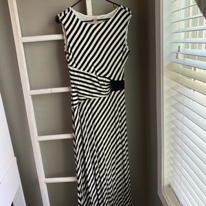 Loft Striped Maxi Dress